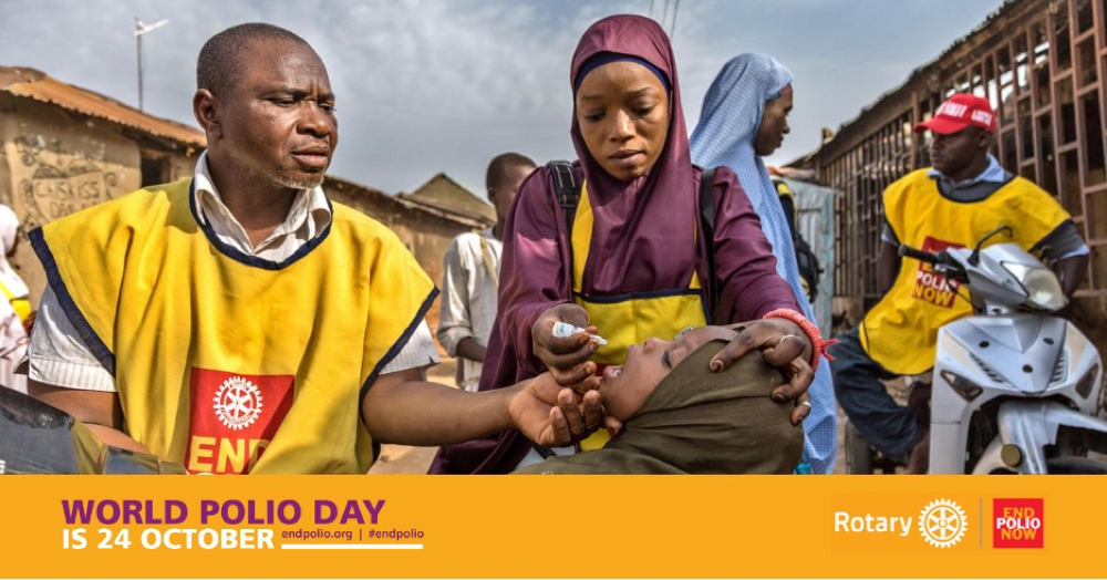 Rotary World Polio Day Poster